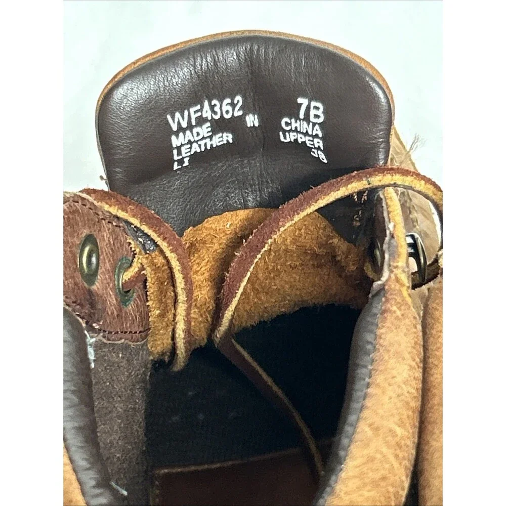 Polo Ralph Lauren Boots Mens Size 7B Leather Combat Hiking MC4852 Ranger Moc